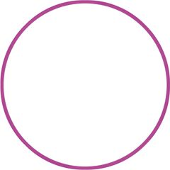 Amila Χουλα-Χουπ 19Mm Φ60 Φουξια Vinex 230Gr A Quality (98801)