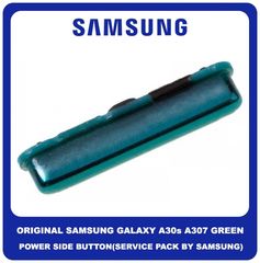 Original Γνήσιο Samsung Galaxy A30s A307 (A307F, A307FN, A307F/DS, A307FN/DS, A307G, A307GN, A307GT) Power On / Off Button External Side Key Πλαινό Πλήκτρο Κουμπί Έναρξης Εκκίνησης Prism Crush Green Π