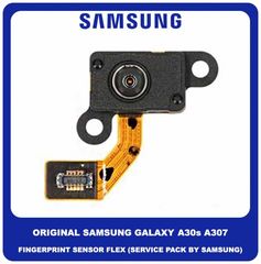 Original Γνήσιο Samsung Galaxy A30s A307 (A307F, A307FN, A307F/DS, A307FN/DS, A307G, A307GN, A307GT) Fingerprint Flex Sensor Καλωδιοταινία Αισθητήρας Δακτυλικού Αποτυπώματος GH96-12970A (Service Pack