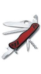 Ελβετικός σουγιάς Victorinox Forester M Grip κόκκινος/μαύρος 111mm με 10 λειτουργίες 0.8361.MC