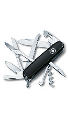 Ελβετικός σουγιάς Victorinox Huntsman μαύρος 91mm με 15 λειτουργίες 1.3713.3