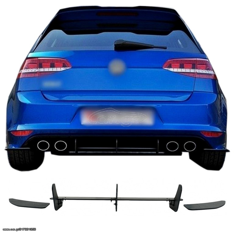 Diffuser Πίσω VW Golf  7 R 12-17  