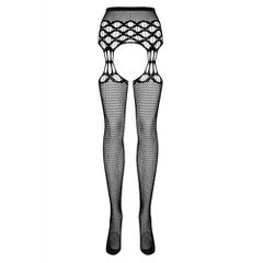 Plus Size Obsessive Strappy Garter Stocking-thumb-2