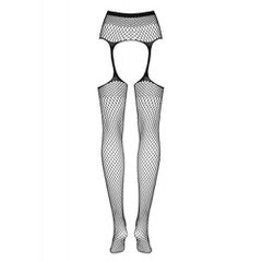 Plus Size Obsessive Fishnet Garter Stocking-thumb-1
