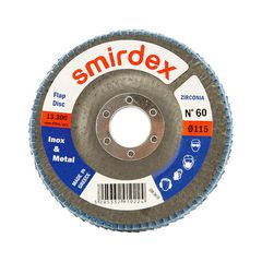 Δίσκος Smirdex Flap Discs Zirconia Ø125/P040/P60/P0100/P0120