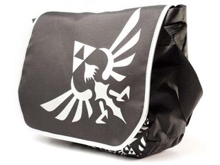 ZELDA - MESSENGER BAG SILVER LOGO 15” LAPTOP / FAN SHOP AND MERCHANDISE