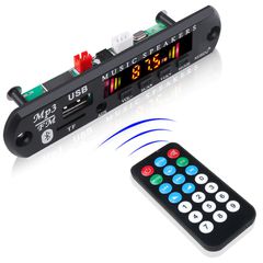 Wireless Bluetooth 5.0 5V 12V MP3 WMA Decoder Board - 2673