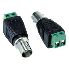 BNC Connector CV-7165 θηλυκό σε κλέμα με προστατευτικό διέλευσης