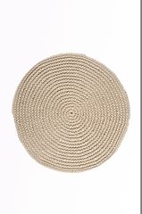 RING 160X160 ΤΑΠ.ROUND COTTON ΙΝΔΙΑΣ - 55143