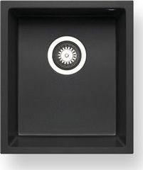 Υποκαθήμενος Νεροχύτης, Tetragon 1B Carbon, 38x40cm, Pyramis