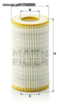 MANN-FILTER HU 718/5 x Φίλτρο λαδιού A000 180 2609