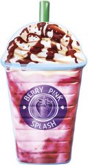 Escape Camping Φουσκωτο Πισινας Σε Σχημα Berry Pink Splash Float (58777)