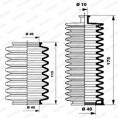 Σετ φούσκες, τιμόνι MOOG K150045