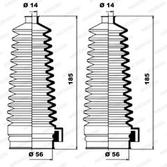 Σετ φούσκες, τιμόνι MOOG K150144