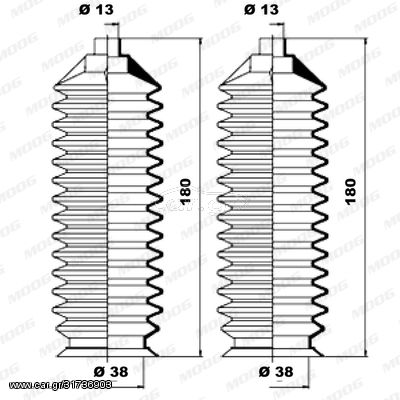 Σετ φούσκες, τιμόνι MOOG K150176