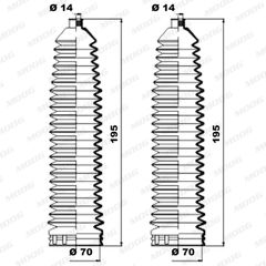 Σετ φούσκες, τιμόνι MOOG K150221