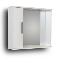 ALON 50 ΚΑΘΡΕΠΤΗΣ ΜΠΑΝΙΟΥ ΑΡΙΣΤΕΡΟΣ 50x15x56cm ΛΕΥΚΟΣ MARTIN 3MAL050GLL
