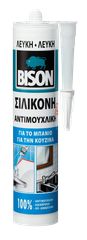 ΣΙΛΙΚΟΝΗ ΑΝΤΙΜΟΥΧΛΙΚΗ BISON SANITARY ΛΕΥΚΗ 280ml 6306904
