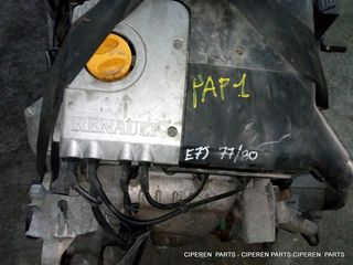 ΚΙΝΗΤΗΡΑΣ -ΜΟΤΕΡ,E7J,RENAULT MEGANE I 1.4 8V,E7J77/80 Renault Clio 2 Kangoo ,(16-H4),F183
