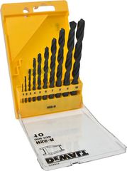 DT5911 ΣΕΤ 10 ΤΕΜΑΧΙΑ ΤΡΥΠΑΝΙΑ ΜΕΤΑΛΛΟΥ HSS-R DEWALT (2611)