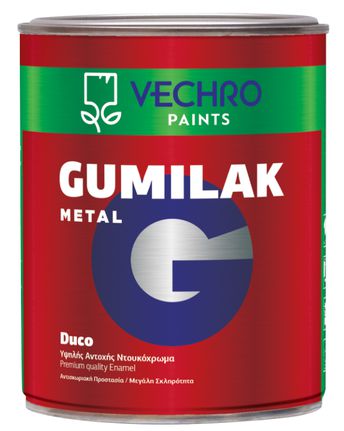 GUMILAK METAL DUCO ΡΑΚΟΜΕΛΟ-ΚΟΚΚΙΝΟ ΓΥΑΛΙΣΤΕΡΟ Νο662 VECHRO 750ML