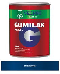 GUMILAK METAL DUCO ΩΚΕΑΝΟΣ-ΜΠΛΕ ΓΥΑΛΙΣΤΕΡΟ Νο643 VECHRO 750ML