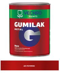 GUMILAK METAL DUCO ΡΟΥΜΠΙΝΙ-ΚΟΚΚΙΝΟ ΓΥΑΛΙΣΤΕΡΟ Νο651 VECHRO 750ML