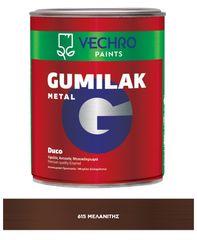 GUMILAK METAL DUCO ΜΕΛΑΝΙΤΗΣ-ΚΑΦΕ ΓΥΑΛΙΣΤΕΡΟ Νο615 VECHRO 200ML