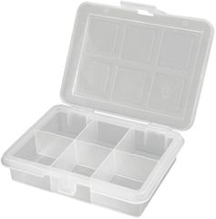 3100T ΤΑΜΠΑΚΙΕΡΑ ΒΙΔΩΝ 6 ΘΕΣΕΩΝ ΔΙΑΦΑΝΗ 12x10x2.8cm ARTPLAST