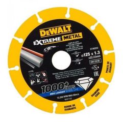 DT40252 ΔΙΑΜΑΝΤΟΔΙΣΚΟΣ EXTREME METAL Φ125Χ22.23X1.3MM DEWALT