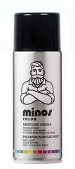 ΣΠΡΕΙ RAL9017 ΜΑΥΡΟ GLOSS MINOS COLOR 400ML 9180