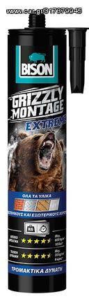 ΚΟΛΛΑ BISON GRIZZLY MONTAGE 435gr ΣΟΥΠΕΡ ΙΣΧΥΡΗ ΛΕΥΚΗ 28554