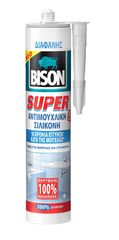 ΣΙΛΙΚΟΝΗ ΑΝΤΙΜΟΥΧΛΙΚΗ SUPER SANITARY ΔΙΑΦΑΝΗ 280ml BISON 6305964