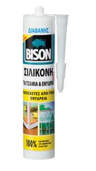 ΣΙΛΙΚΟΝΗ ΓΙΑ ΤΖΑΜΙΑ & ΕΝΥΔΡΕΙΑ SILICONE GLASS ΔΙΑΦΑΝΗ 280ml BISON 6303187
