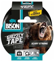 ΤΑΙΝΙΑ ΥΦΑΣΜΑΤΙΝΗ GRIZZLY TAPE ΜΑΥΡΗ 50mmx10m BISON 6314096