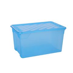 ΚΟΥΤΙ ΑΠΟΘΗΚΕΥΣΗΣ NAK BOX 67L ΓΑΛΑΖΙΟ 60x40x31cm HOMEPLAST