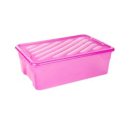 ΚΟΥΤΙ ΑΠΟΘΗΚΕΥΣΗΣ NAK BOX 43L ΡΟΖ 60x40x19cm HOMEPLAST