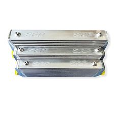 Intercooler 60 x 28 x 7,5 cm double fin with BAFFLED TANK