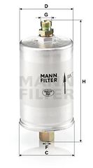 Φίλτρο καυσίμου MANN-FILTER WK726