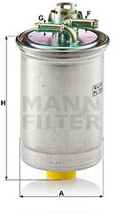 Φίλτρο καυσίμου MANN-FILTER WK823