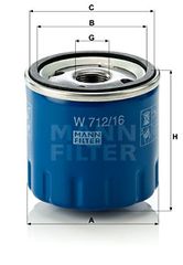 Φίλτρο λαδιού MANN-FILTER W71216