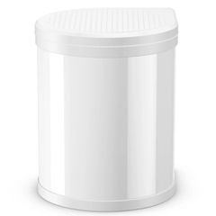 Hailo Κάδος Απορριμμάτων Ντουλαπιού Compact-Box Λευκός Μ/15 L 3555-001
