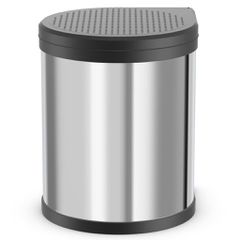 Hailo Κάδος Απορριμ. Ντουλαπιού Compact-Box Μ/15 L Αν. Ατσάλι 3555-101