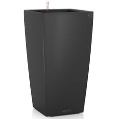 LECHUZA Γλάστρα Cubico Color 40 ALL-IN-ONE Σκούρο Γκρι 13158