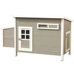 Kerbl Κοτέτσι ECO Barney Γκρι / Λευκό 137 x 73 x 83 εκ. Πλαστικό