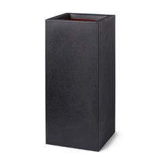Capi Γλάστρα Urban Smooth Ορθογώνια Μαύρη 36 x 79 εκ.