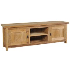 vidaXL Έπιπλο Τηλεόρασης 120x30x40 εκ Μασίφ Ξύλο Teak