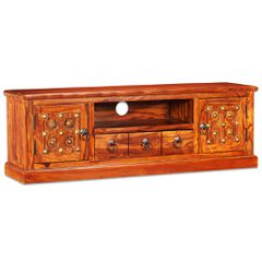vidaXL Έπιπλο Τηλεόρασης 120 x 30 x 40 εκ. από Μασίφ Ξύλο Sheesham
