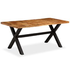 vidaXL Τραπεζαρία 180x90x76 εκ. από Μασίφ Ξύλο Ακακίας και Μάνγκο