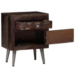 vidaXL Κομοδίνο 40 x 30 x 50 εκ. από Μασίφ Ανακυκλωμένο Ξύλο-thumb-2